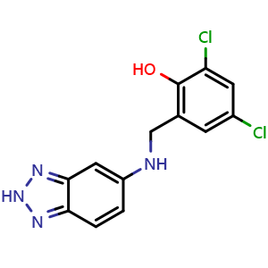 Chemical structure of IC 87201 , CAS 866927-10-8, AChemBlock P51702