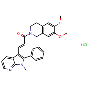 Chemical structure of SIS3 hydrochloride , CAS 521984-48-5, AChemBlock P51703