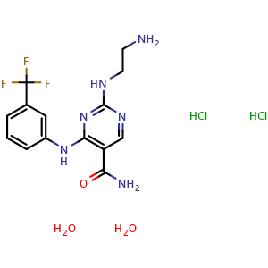 Chemical structure of Syk Inhibitor II , CAS 726695-51-8, AChemBlock P51704