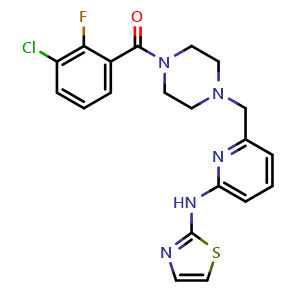 Chemical structure of MK-8745 , CAS 885325-71-3, AChemBlock P51707