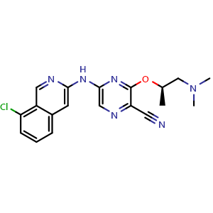 Chemical structure of SAR-020106 , CAS 1184843-57-9, AChemBlock P51744