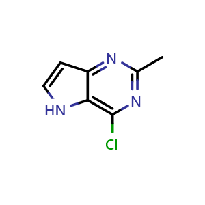 4-chloro-2-methyl-5H-pyrrolo[3,2-d]pyrimidine