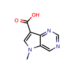 5-methyl-5H-pyrrolo[3,2-d]pyrimidine-7-carboxylic acid