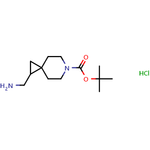 tert-butyl 1-(aminomethyl)-6-azaspiro[2.5]octane-6-carboxylate hydrochloride