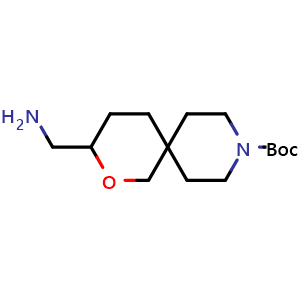 tert-butyl 3-(aminomethyl)-2-oxa-9-azaspiro[5.5]undecane-9-carboxylate