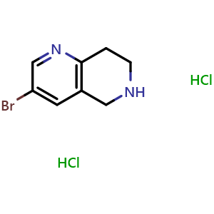 3-bromo-5,6,7,8-tetrahydro-1,6-naphthyridine dihydrochloride