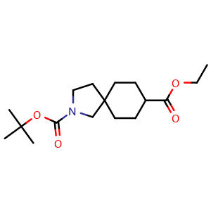 2-(tert-butyl) 8-ethyl 2-azaspiro[4.5]decane-2,8-dicarboxylate