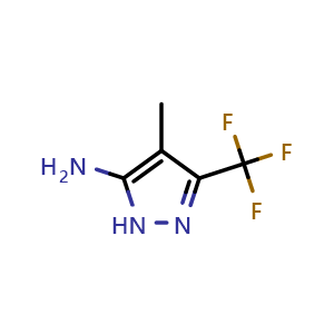 4-methyl-3-(trifluoromethyl)-1H-pyrazol-5-amine