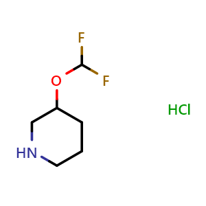 3-(difluoromethoxy)piperidine hydrochloride