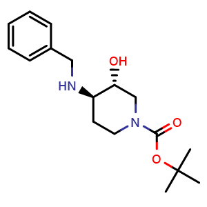 tert-butyl (3R,4R)-4-(benzylamino)-3-hydroxypiperidine-1-carboxylate