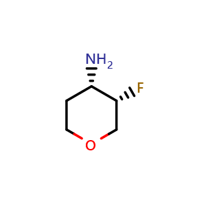 (3S,4S)-3-fluorotetrahydro-2H-pyran-4-amine