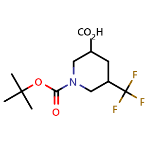 1-(tert-butoxycarbonyl)-5-(trifluoromethyl)piperidine-3-carboxylic acid