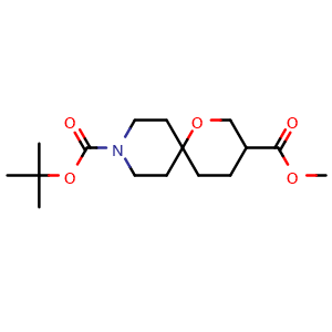 9-(tert-butyl) 3-methyl 1-oxa-9-azaspiro[5.5]undecane-3,9-dicarboxylate