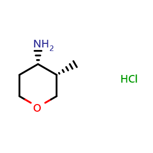 (3S,4S)-3-methyltetrahydro-2H-pyran-4-amine hydrochloride