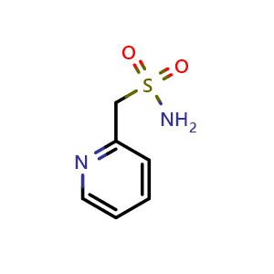 Chemical structure of pyridin-2-ylmethanesulfonamide , CAS 889954-95-4, AChemBlock Q52417