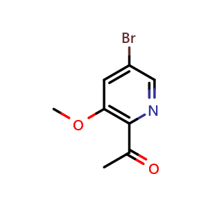 1-(5-bromo-3-methoxypyridin-2-yl)ethan-1-one