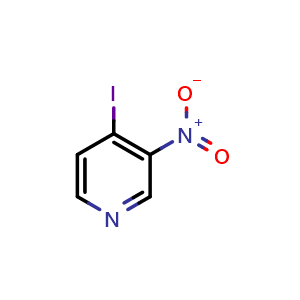 Chemical structure of 4-iodo-3-nitropyridine , CAS 1003711-92-9, AChemBlock Q52538