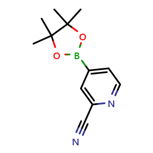 4-(4,4,5,5-tetramethyl-1,3,2-dioxaborolan-2-yl)picolinonitrile