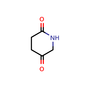 Chemical structure of piperidine-2,5-dione , CAS 52065-78-8, AChemBlock Q52611