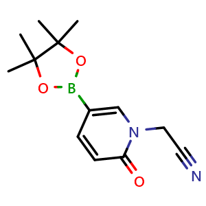 2-(2-oxo-5-(4,4,5,5-tetramethyl-1,3,2-dioxaborolan-2-yl)pyridin-1(2H)-yl)acetonitrile