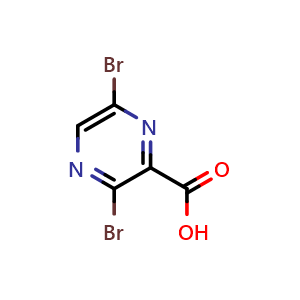 3,6-dibromopyrazine-2-carboxylic acid