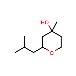 2-isobutyl-4-methyltetrahydro-2H-pyran-4-ol