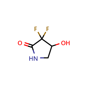 3,3-difluoro-4-hydroxypyrrolidin-2-one