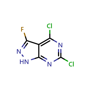 4,6-dichloro-3-fluoro-1H-pyrazolo[3,4-d]pyrimidine