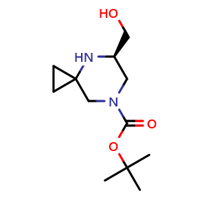 tert-butyl (R)-5-(hydroxymethyl)-4,7-diazaspiro[2.5]octane-7-carboxylate