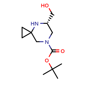 tert-butyl (S)-5-(hydroxymethyl)-4,7-diazaspiro[2.5]octane-7-carboxylate