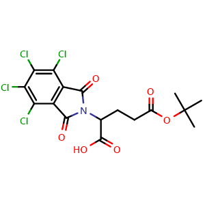 5-(tert-butoxy)-5-oxo-2-(4,5,6,7-tetrachloro-1,3-dioxoisoindolin-2-yl)pentanoic acid