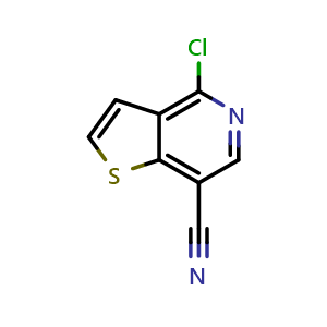 4-chlorothieno[3,2-c]pyridine-7-carbonitrile