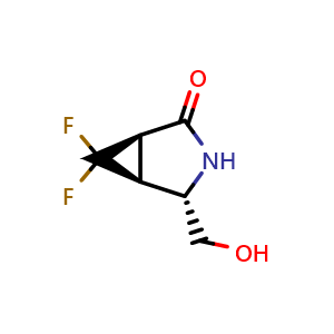 (1R,4S,5S)-6,6-difluoro-4-(hydroxymethyl)-3-azabicyclo[3.1.0]hexan-2-one