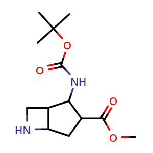 methyl 2-((tert-butoxycarbonyl)amino)-6-azabicyclo[3.2.0]heptane-3-carboxylate