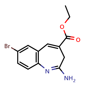 ethyl 2-amino-7-bromo-3H-benzo[b]azepine-4-carboxylate