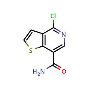 4-chlorothieno[3,2-c]pyridine-7-carboxamide
