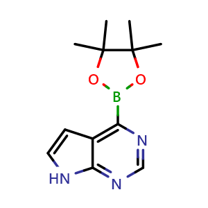 4-(4,4,5,5-tetramethyl-1,3,2-dioxaborolan-2-yl)-7H-pyrrolo[2,3-d]pyrimidine