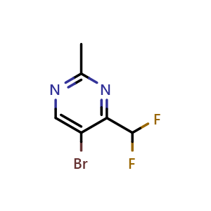5-bromo-4-(difluoromethyl)-2-methylpyrimidine