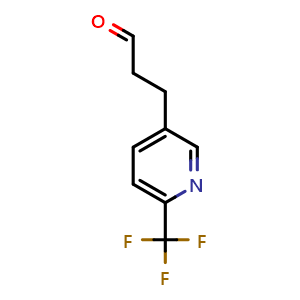 3-(6-(trifluoromethyl)pyridin-3-yl)propanal
