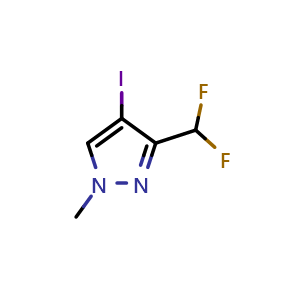 3-(difluoromethyl)-4-iodo-1-methyl-1H-pyrazole