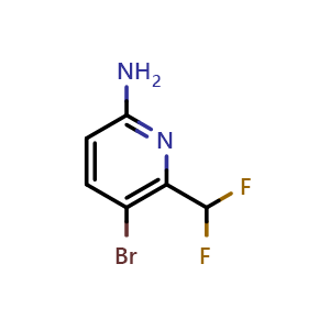 5-bromo-6-(difluoromethyl)pyridin-2-amine