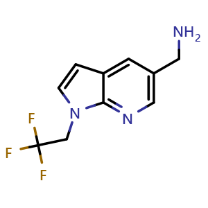 (1-(2,2,2-trifluoroethyl)-1H-pyrrolo[2,3-b]pyridin-5-yl)methanamine