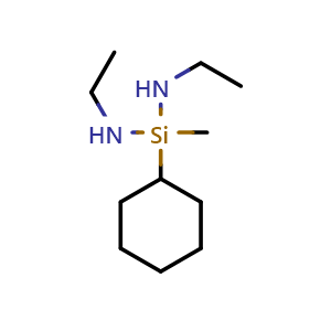 1-cyclohexyl-N,N'-diethyl-1-methylsilanediamine