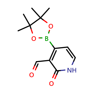 2-oxo-4-(4,4,5,5-tetramethyl-1,3,2-dioxaborolan-2-yl)-1,2-dihydropyridine-3-carbaldehyde