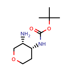 tert-butyl ((3R,4R)-3-aminotetrahydro-2H-pyran-4-yl)carbamate