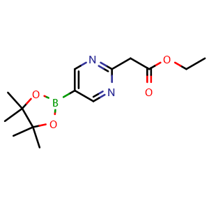 ethyl 2-(5-(4,4,5,5-tetramethyl-1,3,2-dioxaborolan-2-yl)pyrimidin-2-yl)acetate