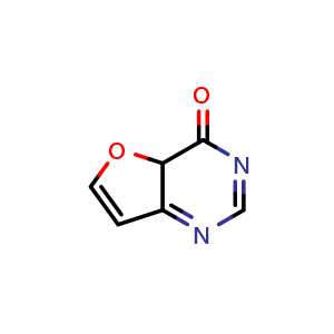 Chemical structure of furo[3,2-d]pyrimidin-4(4aH)-one , CAS 1935964-57-0, AChemBlock Q53709