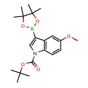 tert-butyl 5-methoxy-3-(4,4,5,5-tetramethyl-1,3,2-dioxaborolan-2-yl)-1H-indole-1-carboxylate