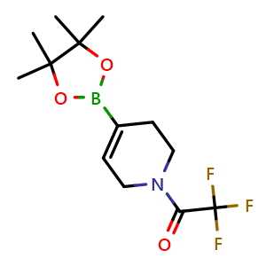 2,2,2-trifluoro-1-(4-(4,4,5,5-tetramethyl-1,3,2-dioxaborolan-2-yl)-3,6-dihydropyridin-1(2H)-yl)ethan-1-one