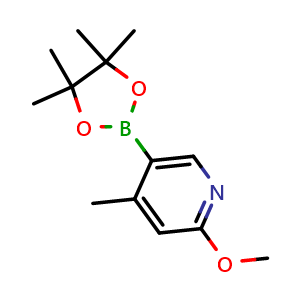 2-methoxy-4-methyl-5-(4,4,5,5-tetramethyl-1,3,2-dioxaborolan-2-yl)pyridine